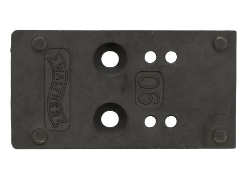 Walther Arms 5136197 Optic Plate  Black Steel Fits Walther PDP 2.0
