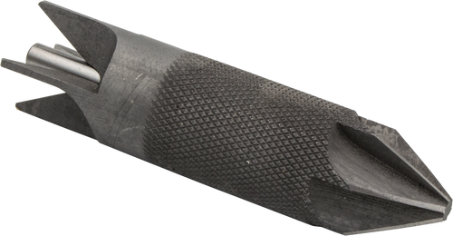 Hornady 050117 Lock-N-Load Deluxe 4-Blade Chamfer/Deburring Tool Silver Steel