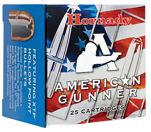 Hornady 90504 American Gunner  357Mag 125gr Hornady XTP Hollow Point 25 Per Box/10 Case