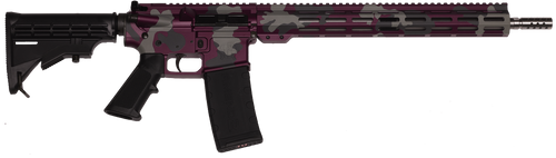 Great Lakes Firearms GL15223SSMMAN AR-15 Mission 223 Wylde 30+1 16", Manhattan Camo Rec/15" M-Lok Handguard, Black Carbine Stock & A2 Grip, Muzzle Brake
