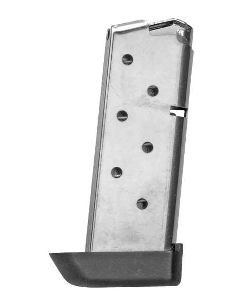 Kimber Mfg.,inc 1200164A Micro w/ Base Pad 7rd 380 ACP Silver Stainless Steel