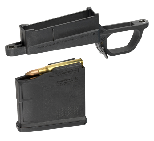 Magpul MAG489-BLK Bolt Action Mag Well Hunter 700L Stock Made of Polymer w/ Black Finish Includes PMAG5 AC Magazine