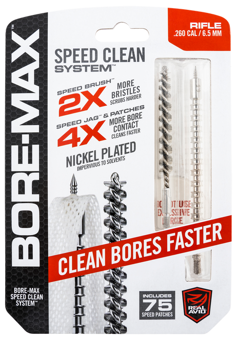 Real Avid AVBMSET65MM Bore-Max Speed Clean Upgrade Set 6.5mm Rifle