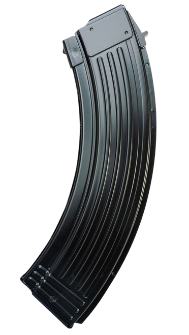 Global Ordnance LLC 810091157497   40rd Fully Ribbed 7.62x39mm Fits AK-47 Black Steel