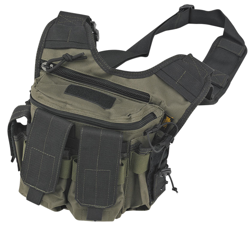 US PeaceKeeper P20305 Rapid Deployment Pack  Shoulder Sling 600D Polyester OD Green/Black