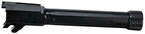 Faxon Firearms 365B910NXSOQT Match Series  9mm Luger Fluted Threaded Black Nitride Stainless Steel, Fits Sig P365 XL