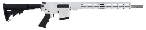 Great Lakes Firearms GL15350SSWHT16 GLFA  350 Legend 5+1 18" Stainless Threaded Barrel, White Cerakote Picatinny Rail Aluminum Receiver, M-LOK Handguard Black Synthetic Stock, Mil-spec Polymer Grip