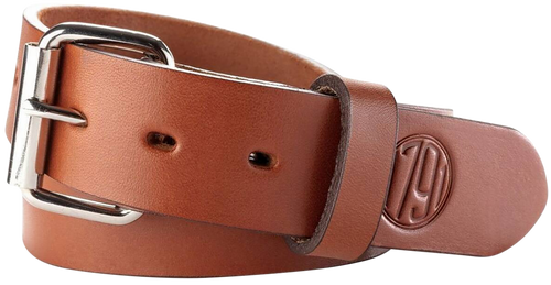 1791 Gunleather BLT013842CBRA 01  Gun Belt Classic Brown Leather 38/42 1.50" Wide Buckle Closure