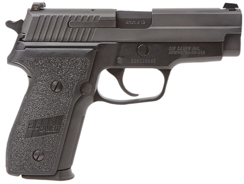 Sig Sauer M11A110 P229 M11-A1 9mm Luger Caliber with 3.90" Barrel, 10+1 Capacity, Black Hardcoat Anodized Finish Aluminum Frame, Serrated Black Nitron Stainless Steel Slide & Polymer Grip