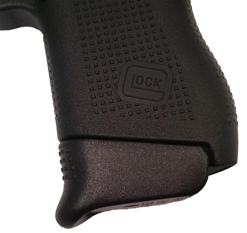 Pearce Grip PG42+1 Magazine Extension  made of Polymer with Black Finish & 3/4" Gripping Surface for Glock G42 (Adds 1rd)