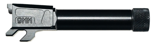 Faxon Firearms M&PA910NSNOQ-T Duty Series  9mm Luger Threaded Black Nitride Steel, Fits M&P Shield 3.1"
