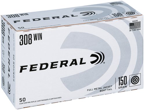 Federal AE308DB American Eagle  308Win 150gr Full Metal Jacket 50 Per Box/5 Case