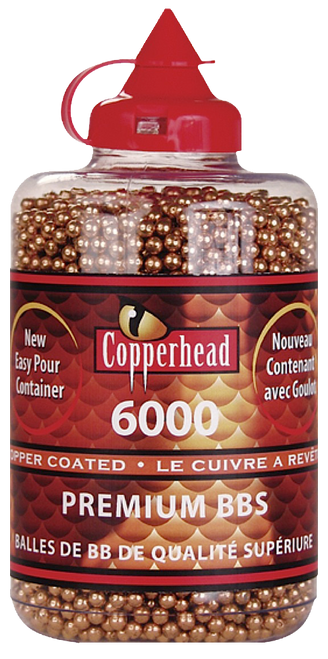 Crosman 0767 Copperhead  177 Copper-Coated Steel 6000/Bottle