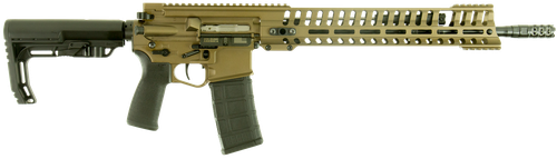 Patriot Ordnance Factory 01145 P415 Edge 223 Rem,5.56x45mm NATO 16.50" 30+1 Burnt Bronze Rec Black 6 Position MFT Stock/Grip