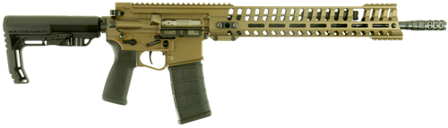 Patriot Ordnance Factory 01145 P415 Edge 223 Rem,5.56x45mm NATO 16.50" 30+1 Burnt Bronze Rec Black 6 Position MFT Stock/Grip