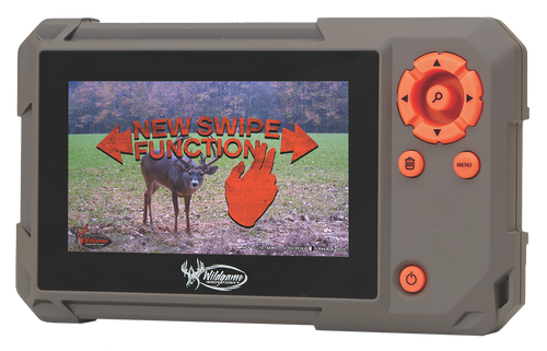 Wildgame Innovations WGIWGIVW0007 Trail Pad Swipe Gray/Orange AAA Battery Auxiliary/USB Port