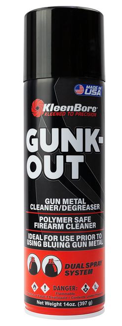 KleenBore GO5A Gunk-Out Gun Metal Cleaner/Degreaser 14 oz. Aerosol
