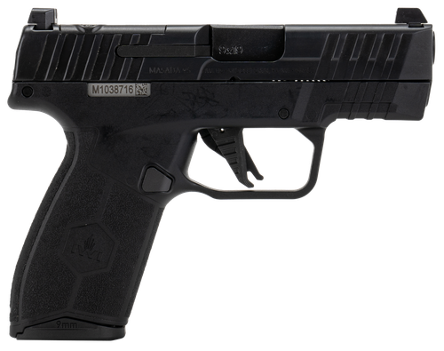 IWI US M9SLIM13E MASADA Slim Elite 9mm Luger 13+1 3.10" Button-Rifled Barrel, Optic Ready/Serrated Slide, Black Polymer Frame w/Picatinny Rail, Black Textured Grip, Ambidextrous