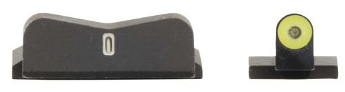 XS Sights SW0029S5Y DXT2 Big Dot Night Sights- Smith and Wesson  Black | Green Tritium Yellow Outline Front Sight Green Tritium White Outline Bar Rear Sight
