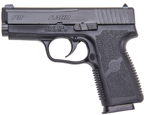 Kahr Arms KP9094N P *CA Compliant 9mm Luger Caliber with 3.60" Barrel, 7+1 Capacity, Black Finish Frame, Serrated Matte Black Stainless Steel Slide, Polymer Grip & TruGlo Night Sigts