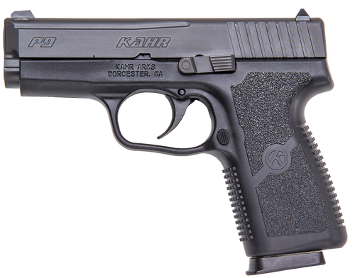 Kahr Arms KP9094N P *CA Compliant 9mm Luger Caliber with 3.60" Barrel, 7+1 Capacity, Black Finish Frame, Serrated Matte Black Stainless Steel Slide, Polymer Grip & TruGlo Night Sigts