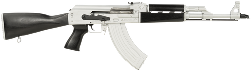 Zastava Arms Usa ZR7762CSB ZPAPM70  7.62x39mm 30+1 16.30" Black Chrome Lined Steel Barrel, Silver Receiver, Black Polymer Handguard, Fixed Dark Walnut Synthetic Stock