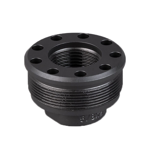SilencerCo AC837 Alpha Direct Thread Mount Fits M18X1 Matte Black
