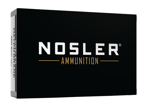 Nosler 60138 Match Grade RDF 260Rem 130gr RDF Hollow Point Boat Tail 20 Per Box/10 Case