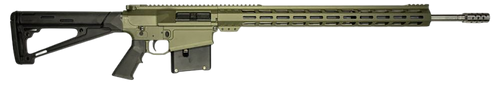 Great Lakes Firearms  AR-10  30-06 Springfield 5+1 24" Stainless Threaded Barrel, OD Green Cerakote Aluminum Receiver w/Picatinny Rail, Hogue Fixed Black Polymer Stock, Mil-Spec Grip