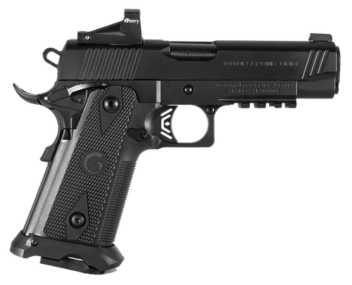 Girsan 395030 Witness2311  9mm Luger 17+1 4.25" Black Steel Barrel, Black Serrated Steel Slide, Black Polymer Frame w/Beavertail & Picatinny Rail, Black Checkered Polymer Grip, Ambidextrous