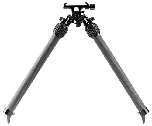 Mdt Sporting Goods Inc 114703BLK Mountain Bipod 2.70-15.80" High Black Carbon Fiber/Aluminum