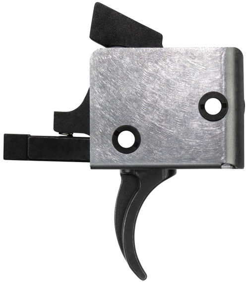 CMC Triggers 93501 Drop-In  Single-Stage Curved Trigger w/ 5-5.50 lbs Draw Weight & Black/Silver Finish