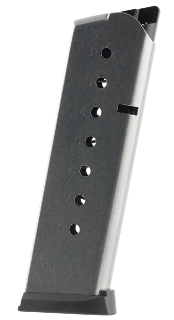 Mec-Gar MGCG4508SPF 1911 Government 8rd 45 ACP, Stainless Steel