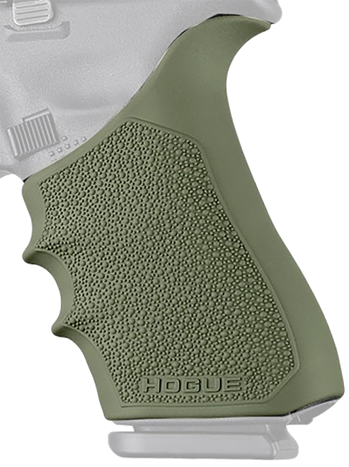 Hogue 17021 Grip Sleeve Handall Beavertail OD Green Rubber