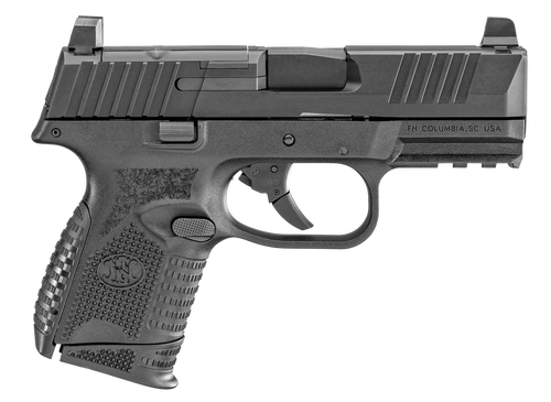 FN 66100571 509C MRD 9mm Luger 15+1/12+1, 3.70" Black Recessed Target Crown Steel Barrel, Black PVD Optic Ready/Serrated Steel Slide & Polymer Frame w/Picatinny Rail, Ambidextrous