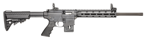 Smith & Wesson 11507 M&P15-22 Performance Center Sport *MA,MD,NJ Compliant 22 LR Caliber with 10+1 Capacity, 18" Barrel, Matte Black Metal Finish & Fixed Vltor Black Synthetic Stock Right Hand