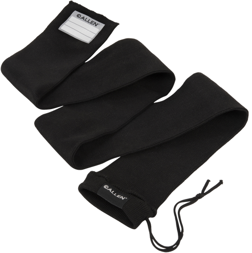 Allen 13173 Stretch Knit Gun Sock Black Silicone-Treated Knit w/Custom ID Labeling Holds Rifles with Scope or Shotguns 52" L x 3.75" W Interior Dimensions