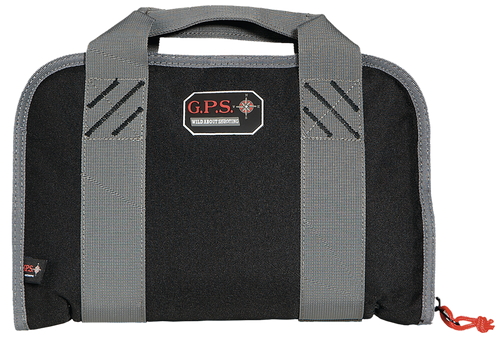 GPS Bags 1107PCCB Double Compact Black Holds 1-2 Handguns