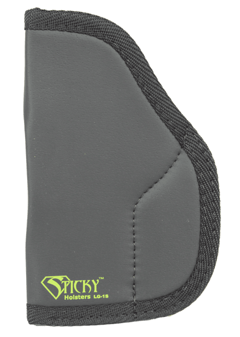 Sticky Holsters LG1S LG-1S  Black/Green Latex Free Rubber Fits 1911 3-4" Ambidextrous