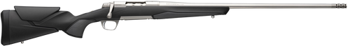 Browning 036008298 X-Bolt 2 Hunter Full Size 7mm PRC 3+1 24" Stainless Steel Threaded Barrel, Drilled & Tapped Stainless Steel Receiver, Adj Vari-Tech Black Composite Stock w/Adjustable Comb & LOP