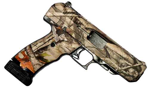 Hi-Point 34010WC JCP  40 S&W 10+1, 4.50" Black Steel Barrel, Hydro-Dipped Woodland Camo Serrated Steel Slide, Hydro-Dipped Woodland Camo Polymer Frame w/Picatinny Rail & Grip