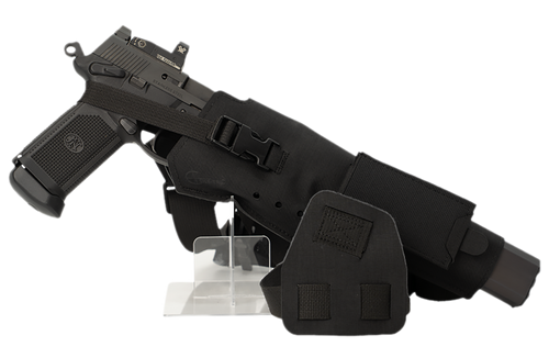 Cole-tac VWX102 Varmint Wrangler XL Pistol Holder Chest Black Left Hand