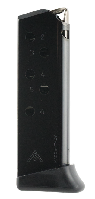 Mec-Gar MGWPPKFRB PPK 6rd 380 ACP, Blued Carbon Steel