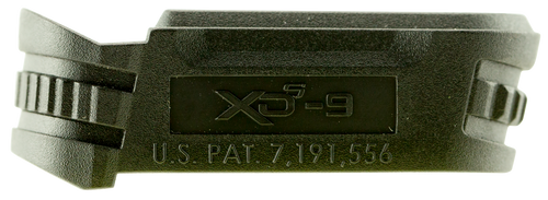 Springfield Armory XDS5902M Backstrap Sleeve  made of Polymer with Black Finish & 1 Piece Design for 9mm Luger Springfield XD-S with #2 Backstrap & 3.30"-4" Barrel