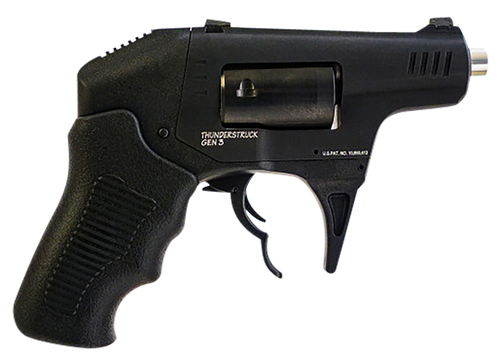 Standard Mfg S333GENIII Thunderstruck Gen III 22 WMR 8rd Shot 2.25" Black Double Barrel Black Hardcoat Anodized Aluminum Frame Black Cylinder Black Finger Grooved Polymer Grips