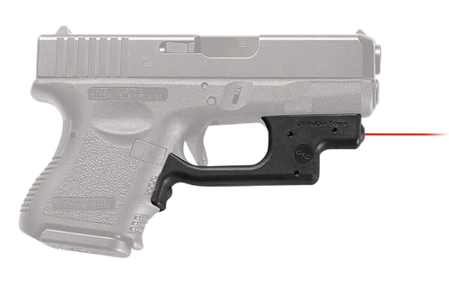 Crimson Trace 0123401 Laserguard  Compatible w/Glock Compact & Sumcompact, Red Laser Black Polymer