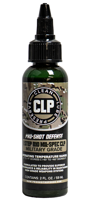 Pro-Shot 1STEP 1 Step BIO Mil-Spec CLP 2 oz. Squeeze Bottle