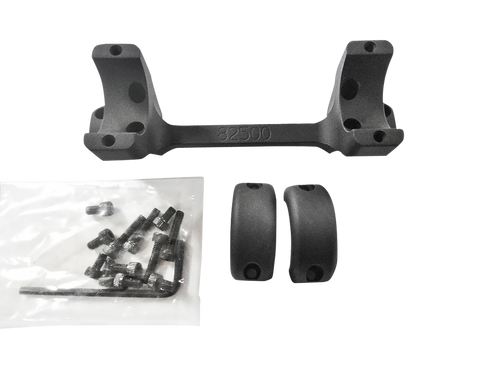 DNZ 82500 Game Reaper Scope Mount/Ring Combo Matte Black 1" Tube, Fits Browning X-Bolt Short Action Rifle, High Rings