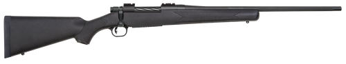 Mossberg 27877 Patriot  Full Size 25-06 Rem 5+1 22" Matte Blued Fluted Barrel, Drilled & Tapped Matte Blued Stainless Steel Receiver, Walnut Fixed Stock, Right Hand