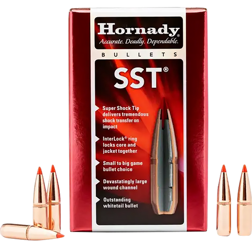 Hornady 25522 SST  25 Cal .257 117 gr Super Shock Tip 100 Per Box/ 25 Case